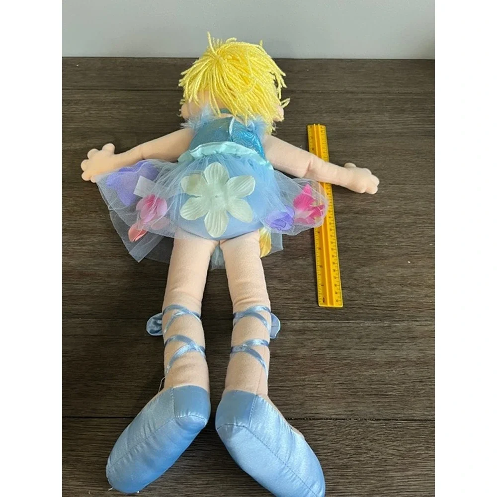 Disney Cinderella Plush Ballerina Rag Doll Creative‎ Designs Intl Blue Tutu 13